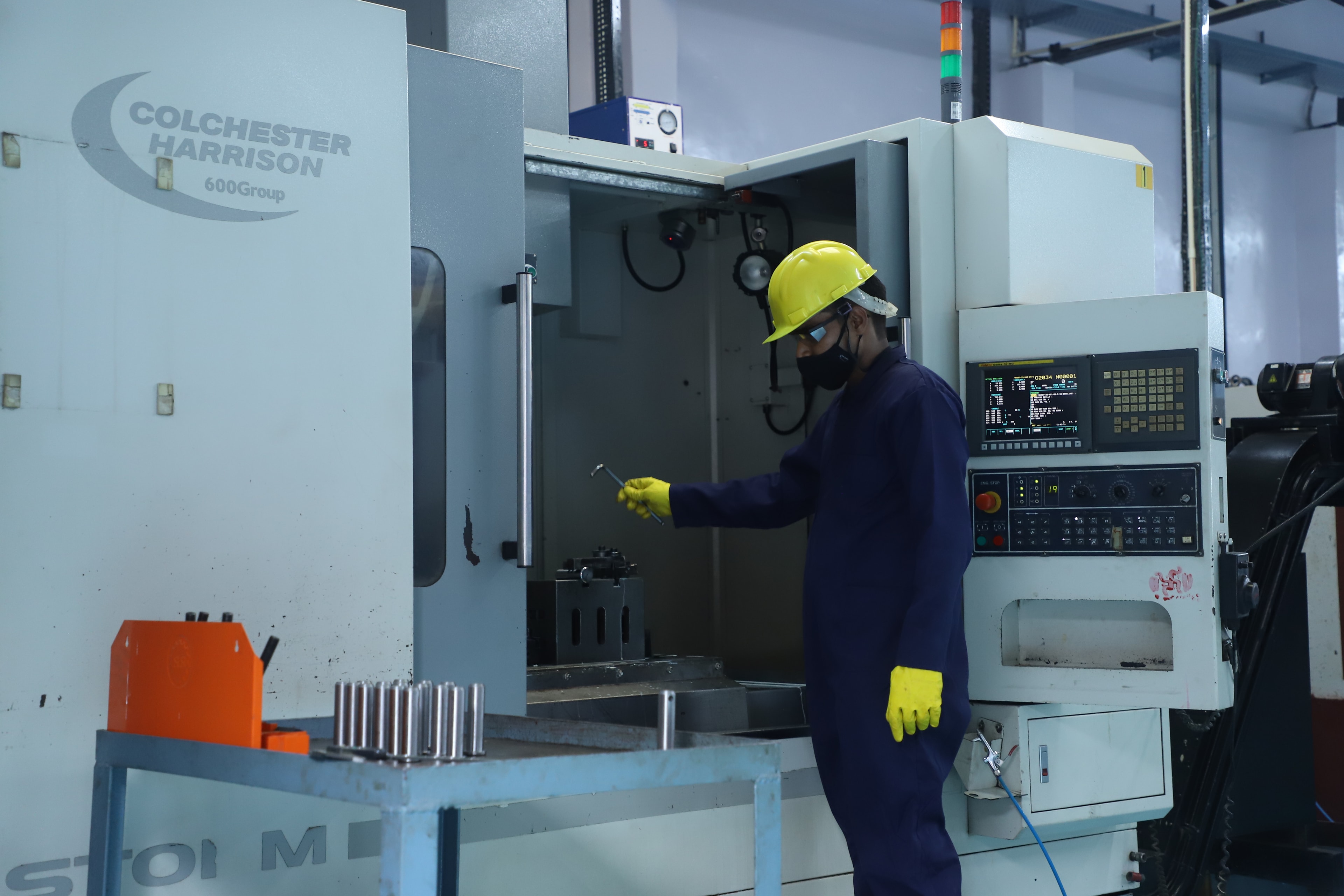 CNC machine operator at Aariv Precision facility